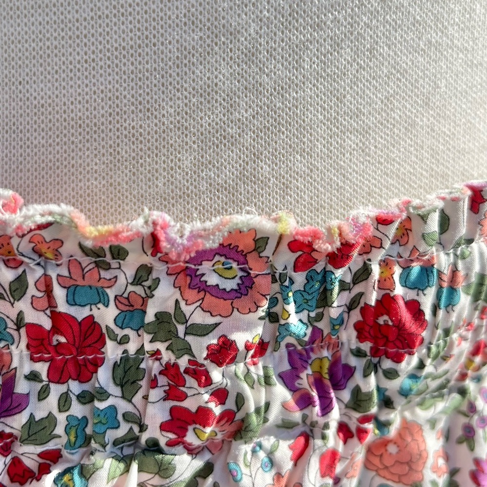 LOVESHACKFANCY X LIBERTY Floral Ruffle Mini Skirt NWT - Picture 9 of 10